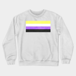 Shimmer Nonbinary Pride Flag Crewneck Sweatshirt